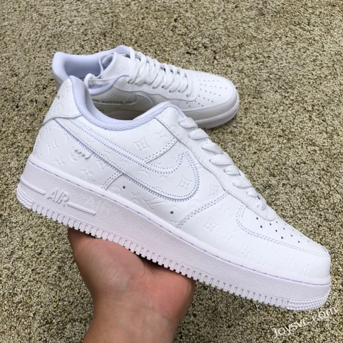 Louis Vuitton x Nike Air Force 1 LV AF1 Pure White