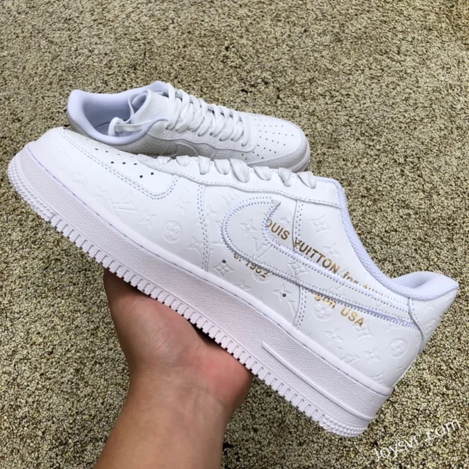 Louis Vuitton x Nike Air Force 1 LV AF1 Pure White