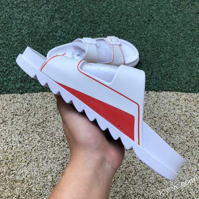 Louis Vuitton 2022 Summer White Red Slides