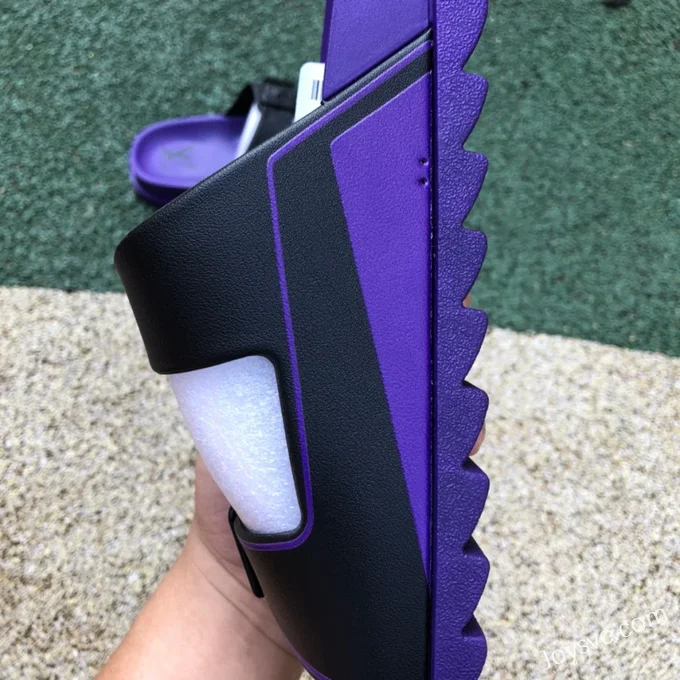 Louis Vuitton 2022 Summer Black Purple Slides