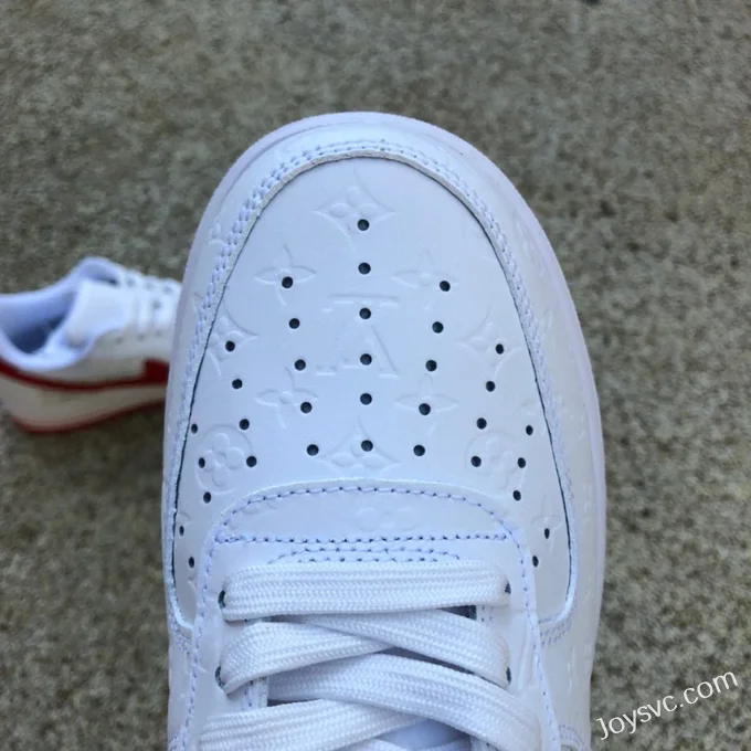 Louis Vuitton x Nike Air Force 1 LV AF1 White Red