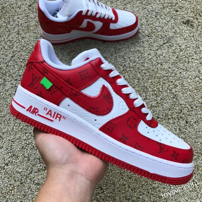 Louis Vuitton x Nike Air Force 1 x Off-White Budget Version