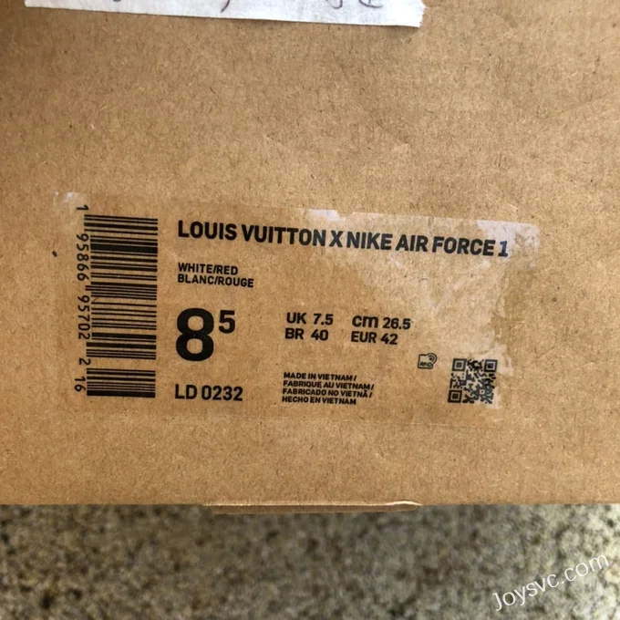 Louis Vuitton x Nike Air Force 1 x Off-White Budget Version