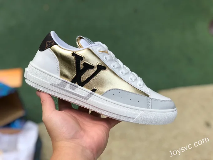 Louis Vuitton CHARLE Grey White Gold Low