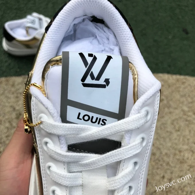 Louis Vuitton CHARLE Grey White Gold Low