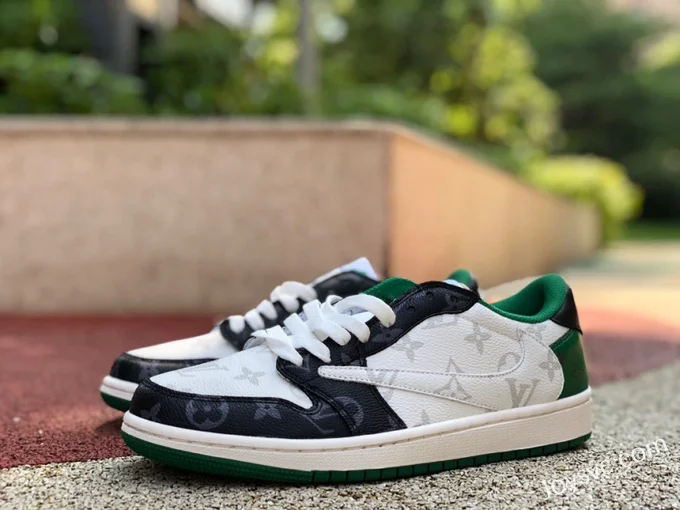 Travis Scott x Nike Air Jordan 1 Low DM7866 White Green Retro