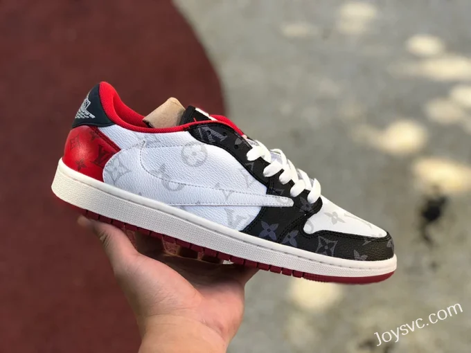 Travis Scott x Nike Air Jordan 1 Low DM7866 White Red Black Retro