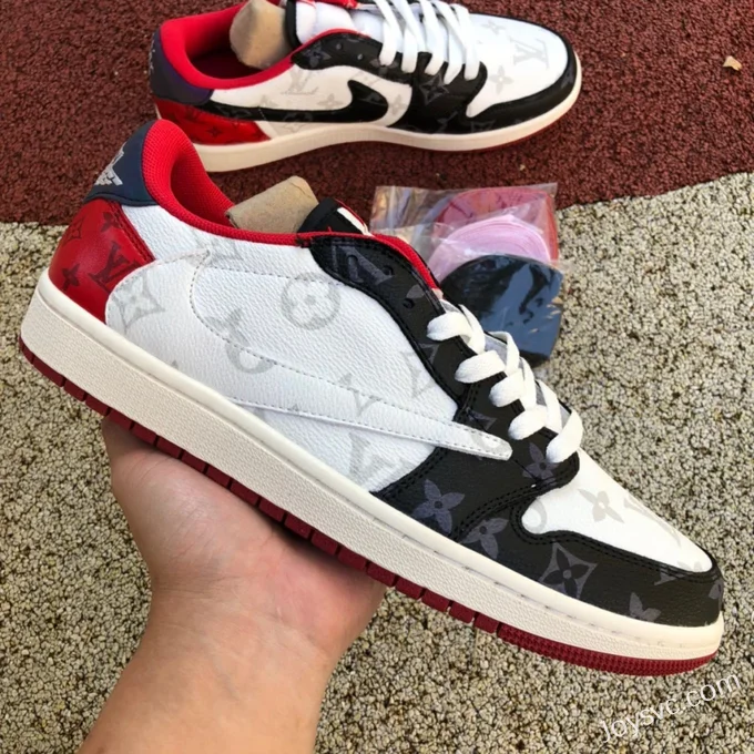 Travis Scott x Nike Air Jordan 1 Low DM7866 White Red Black Retro