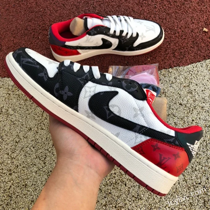 Travis Scott x Nike Air Jordan 1 Low DM7866 White Red Black Retro