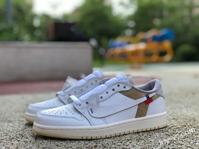 Travis Scott x Air Jordan 1 Low CZ0790-100 LV Low-Top