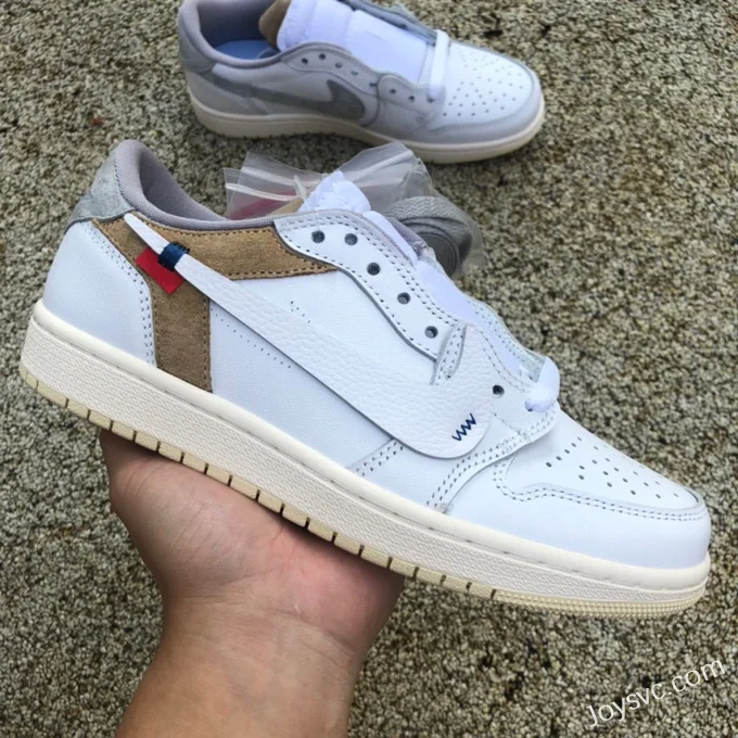 Travis Scott x Air Jordan 1 Low CZ0790-100 LV Low-Top