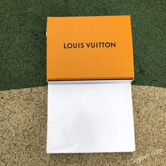 Louis Vuitton Trainer White Orange Bread Shoes