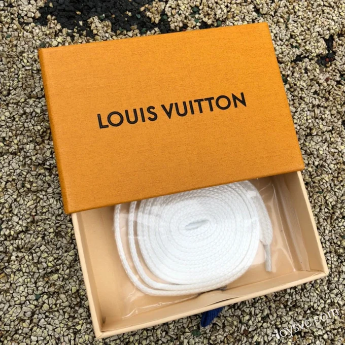 Louis Vuitton Trainer White Orange Bread Shoes