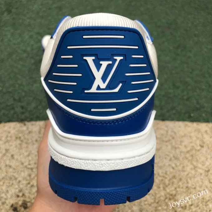 Louis Vuitton Trainer White Blue Bread Shoes