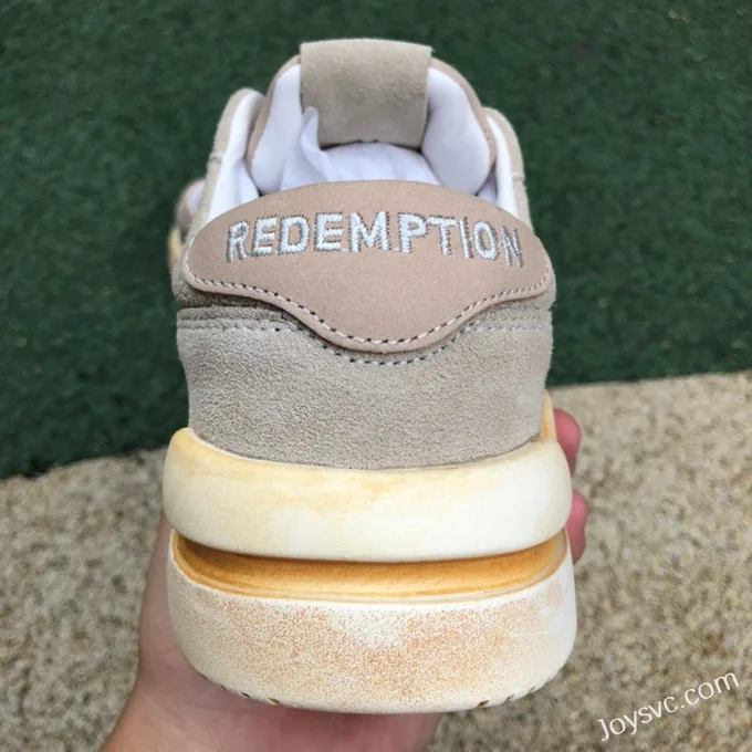 The Last Redemption Beige Grey Spacecourt Sneakers