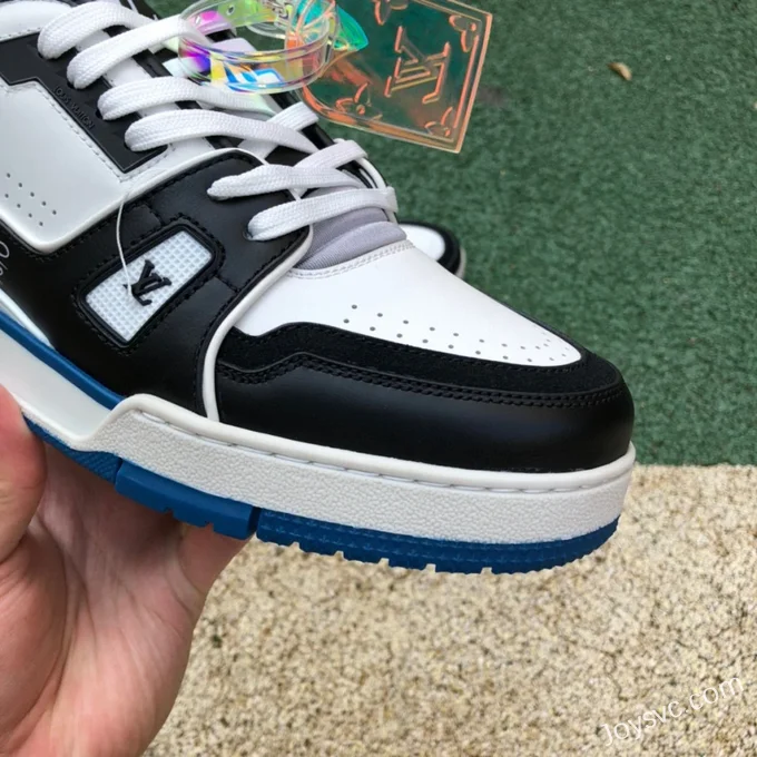 Louis Vuitton Trainer Black White Blue Low Bulk Order