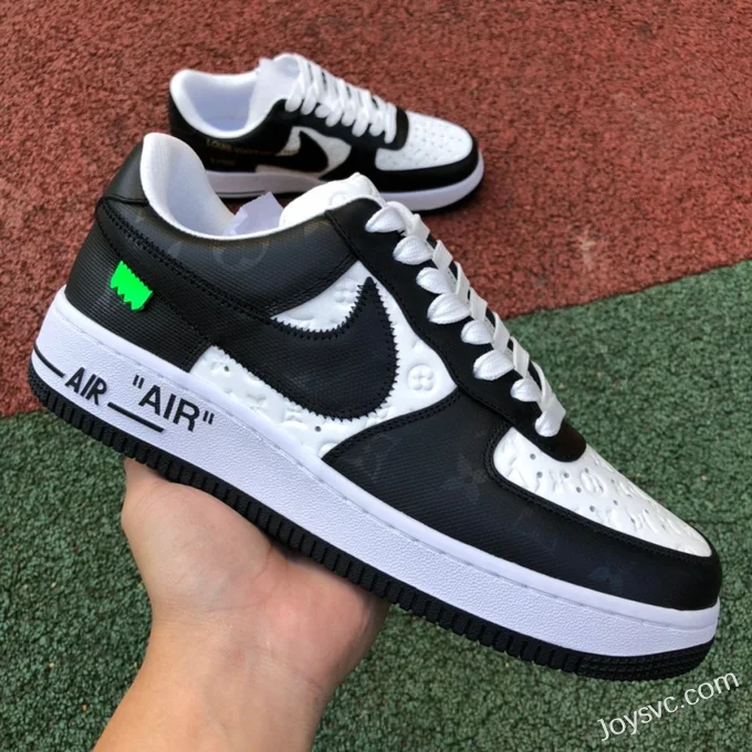 Louis Vuitton x Nike Air Force 1 Low Black White