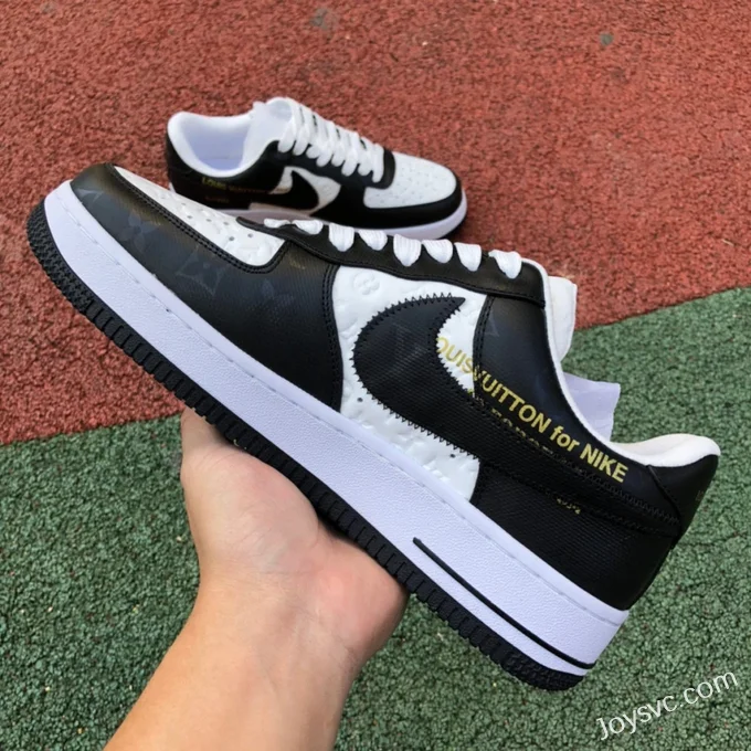 Louis Vuitton x Nike Air Force 1 Low Black White