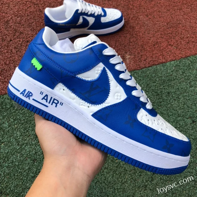 Louis Vuitton x Nike Air Force 1 Low White Blue