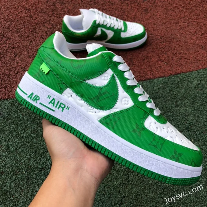 Louis Vuitton x Nike Air Force 1 Low White Green