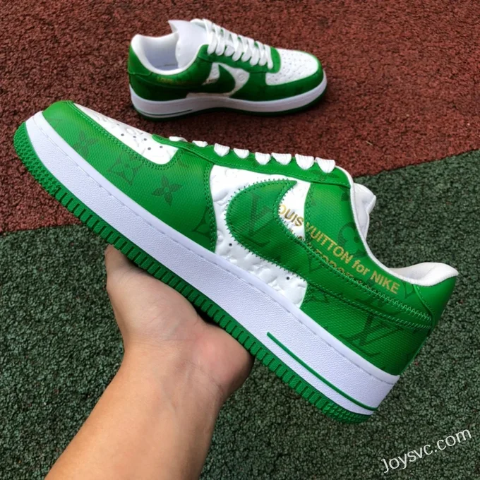 Louis Vuitton x Nike Air Force 1 Low White Green