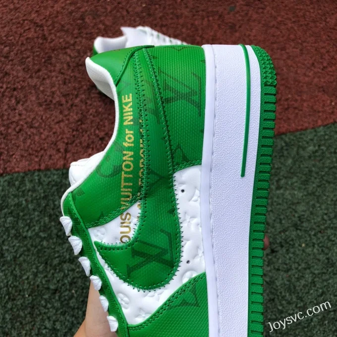 Louis Vuitton x Nike Air Force 1 Low White Green