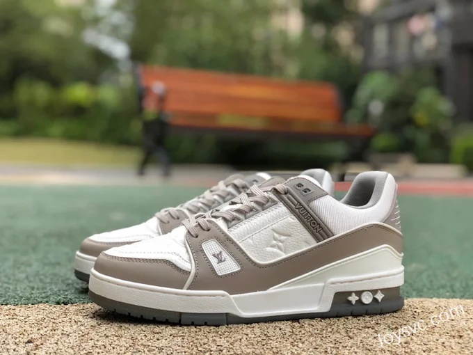 Louis Vuitton Trainer Grey White Low Bulk Order