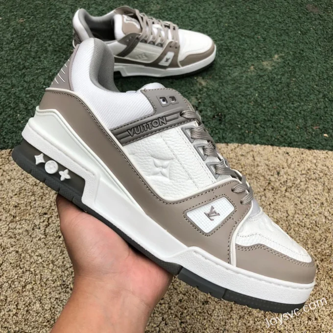 Louis Vuitton Trainer Grey White Low Bulk Order