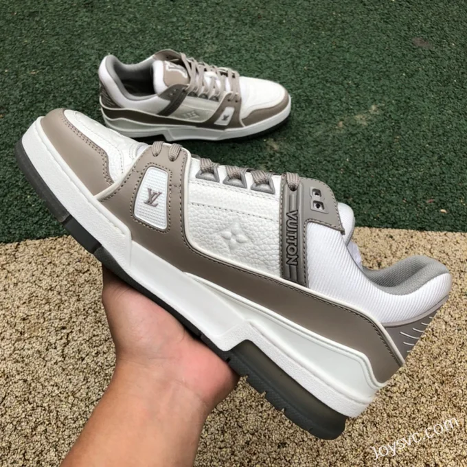 Louis Vuitton Trainer Grey White Low Bulk Order