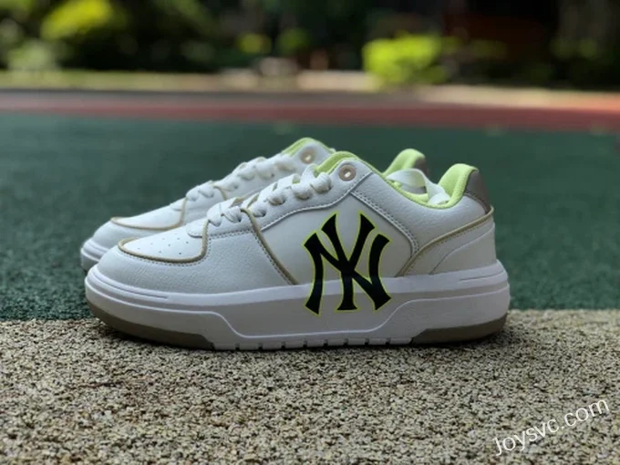 MLB White Neon Green NY Yankees Casual Shoes 3ASXCA12N