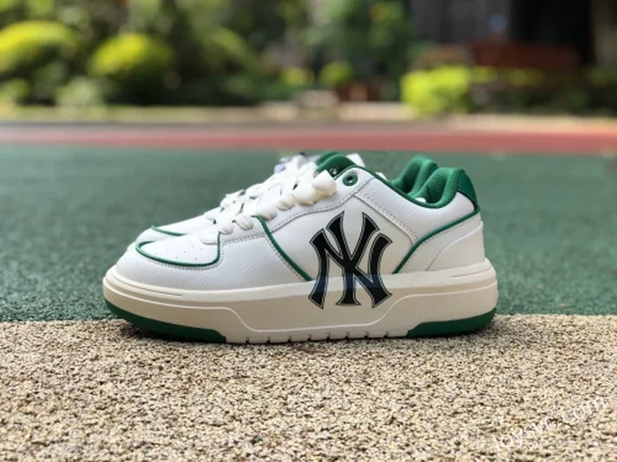 MLB White Green NY Yankees Casual Shoes 3ASXCA12N