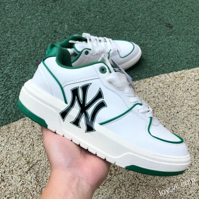 MLB White Green NY Yankees Casual Shoes 3ASXCA12N