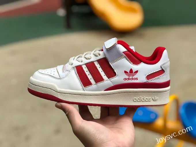 Adidas Forum 84 Low White Red Retro Sneakers GY6981