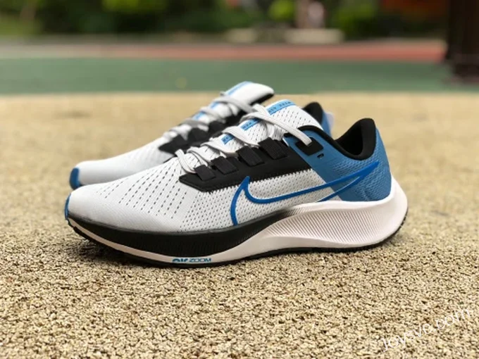 Nike Air Zoom Pegasus 38 White Blue Running Shoes CW7356-009