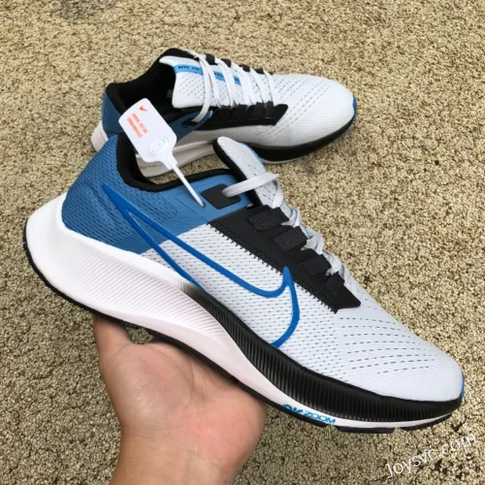 Nike Air Zoom Pegasus 38 White Blue Running Shoes CW7356-009