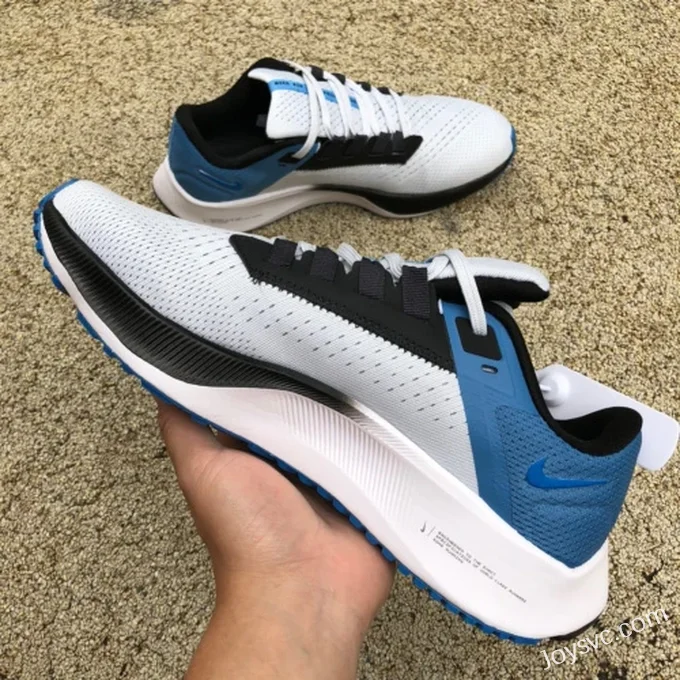 Nike Air Zoom Pegasus 38 White Blue Running Shoes CW7356-009