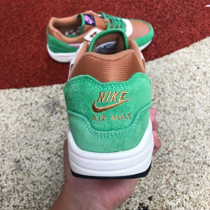 Nike Air Max 1 NH Treeline Brown Green Pink Running Shoes DR9773-300