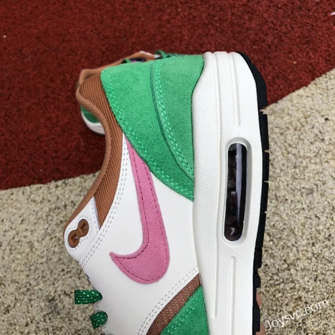 Nike Air Max 1 NH Treeline Brown Green Pink Running Shoes DR9773-300