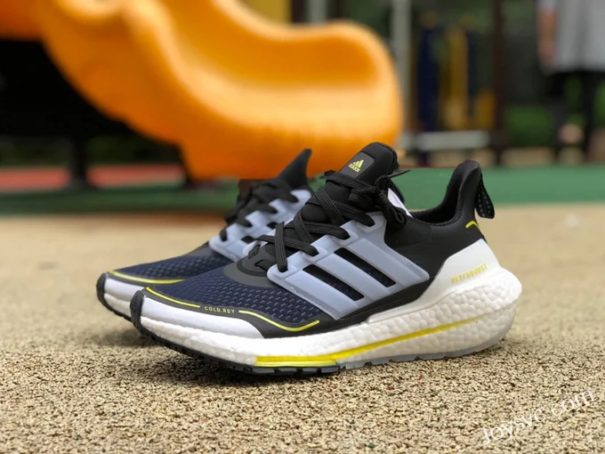 adidas UltraBoost 21 Black White Yellow S23893