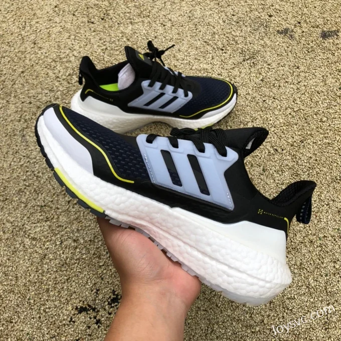 adidas UltraBoost 21 Black White Yellow S23893