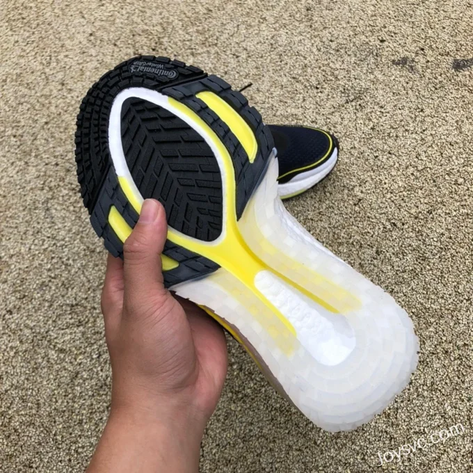 adidas UltraBoost 21 Black White Yellow S23893