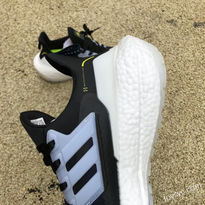 adidas UltraBoost 21 Black White Yellow S23893