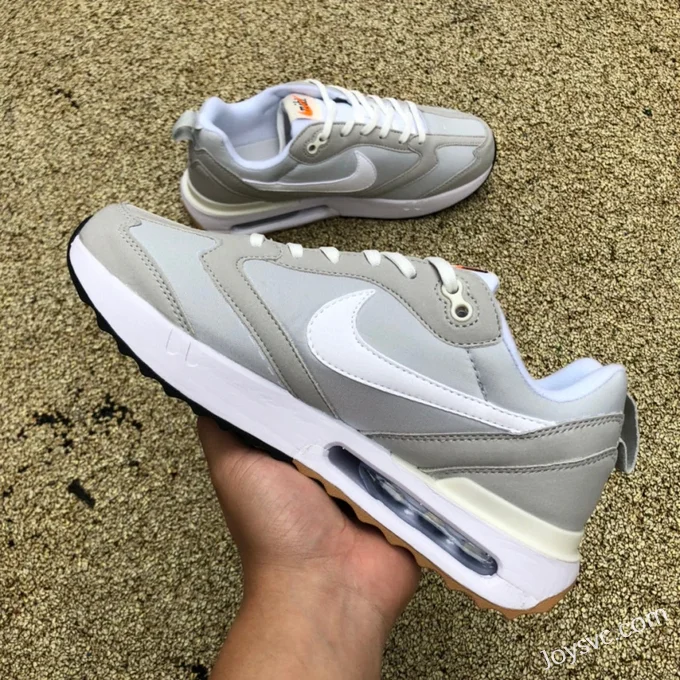 Nike Air Max Grey White Cushioned Running Shoes DJ3624-002