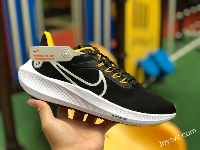 Nike Air Zoom Pegasus 39 Black White Yellow Running Shoes DR2059-001