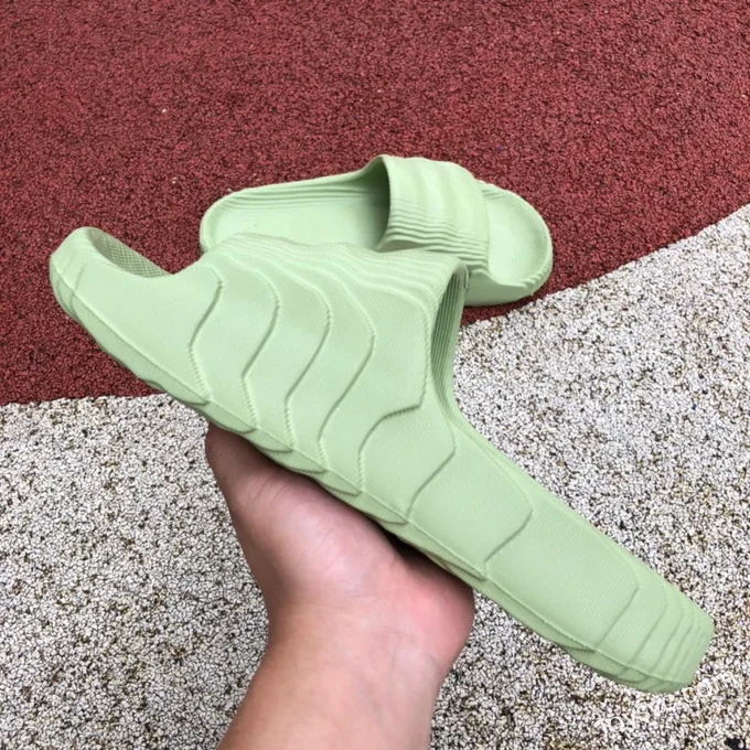 Adidas Adilette 22 Green Slides GX6946