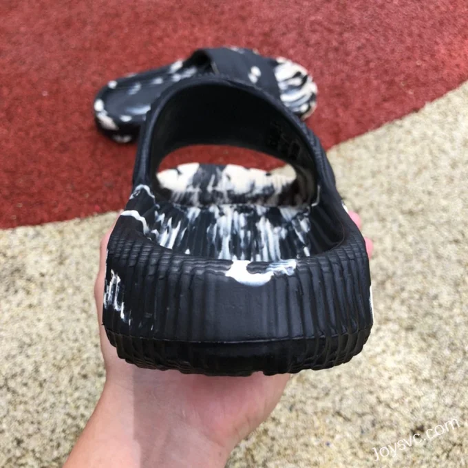 Adidas Adilette 22 3D Printed Black White Slides GX6947