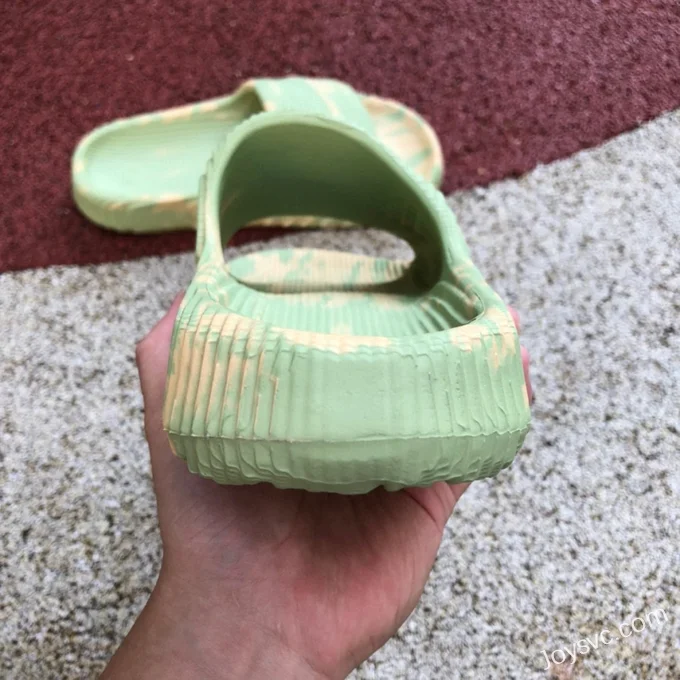 Adidas Adilette 22 3D Printed Green Yellow Slides GY1597