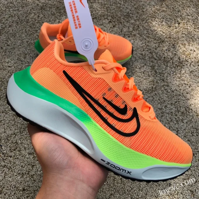 Nike Zoom Fly 5 Orange Green White Marathon Running Shoes DM8974-800