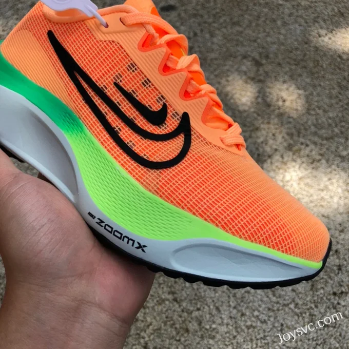 Nike Zoom Fly 5 Orange Green White Marathon Running Shoes DM8974-800