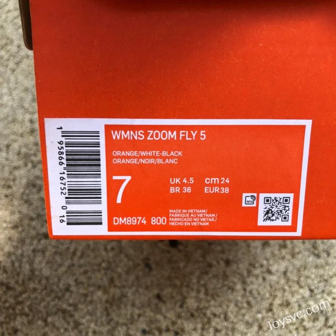 Nike Zoom Fly 5 Orange Green White Marathon Running Shoes DM8974-800